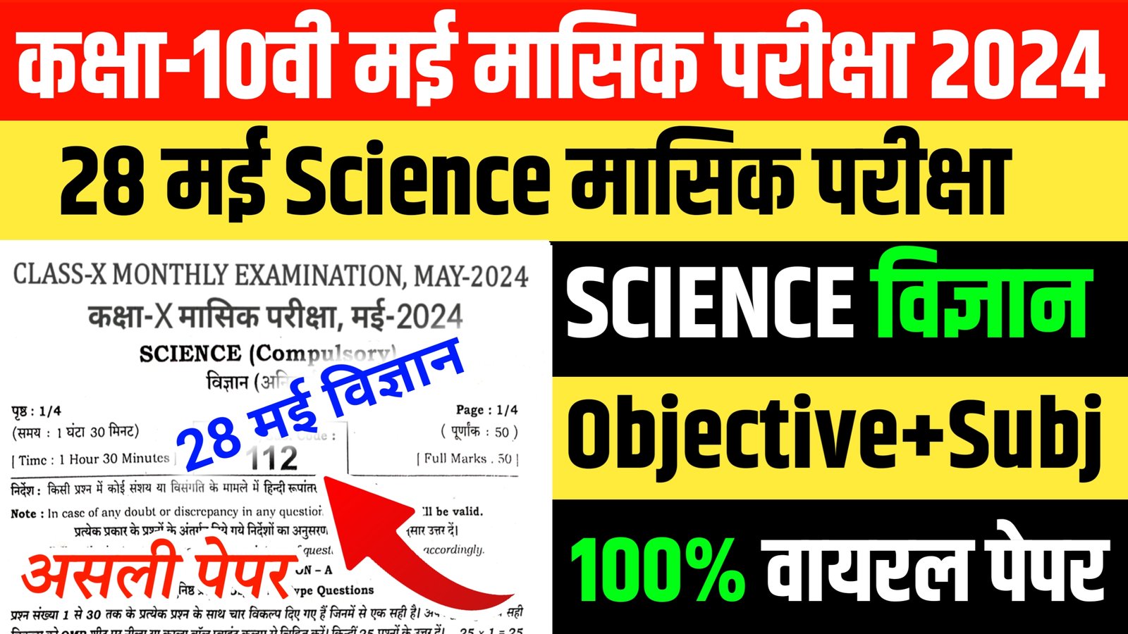 Bihar Board class 10th Science