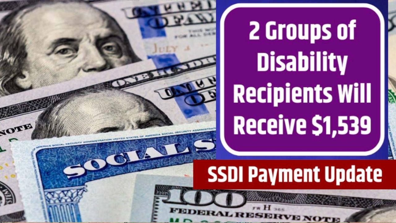 SSDI payment Only these 2 groups of disability recipients