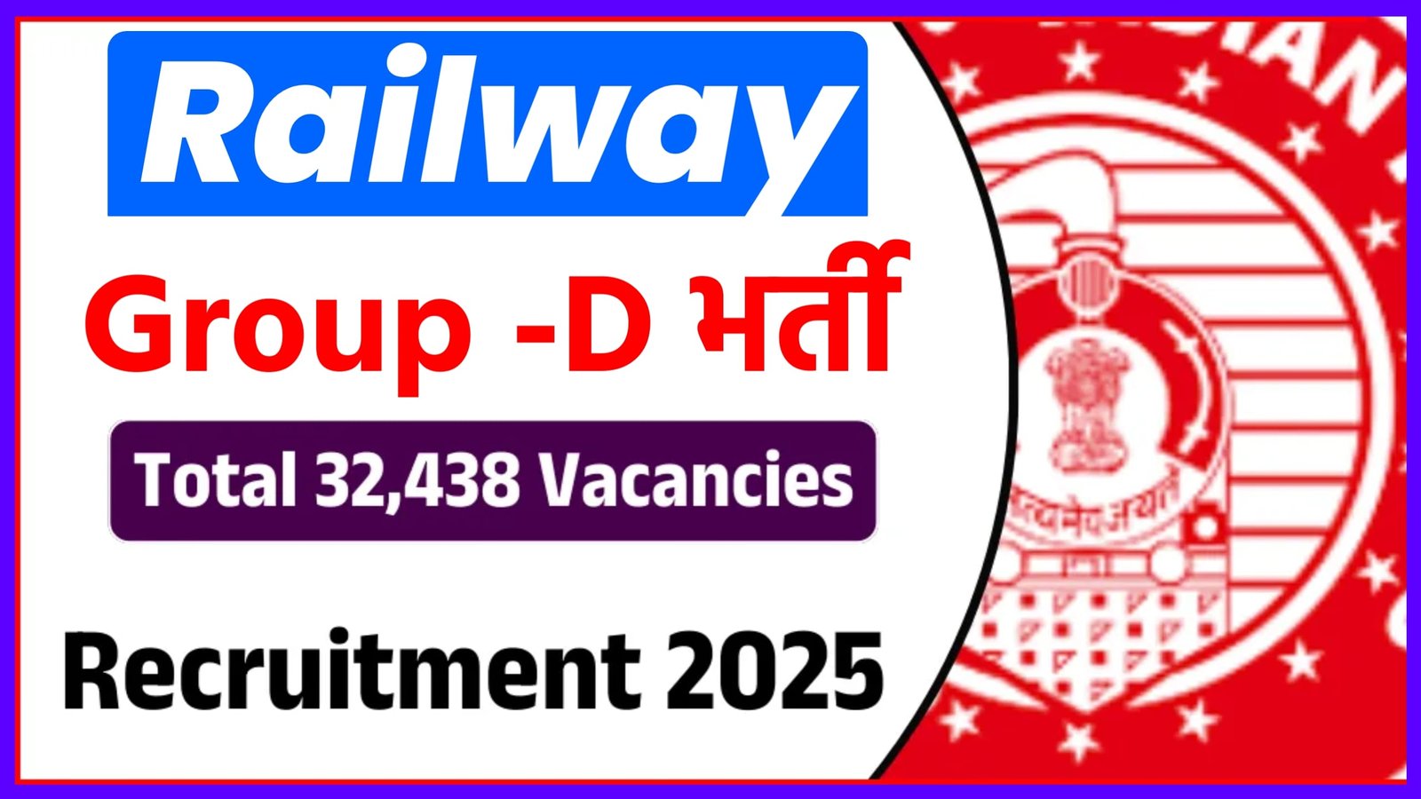 RRB Group D Recruitment 2025