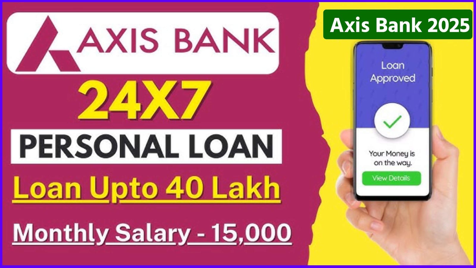 Axis Bank Personal Loan Apply